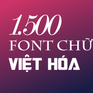 1500 FONT CHU THAI TRIEN