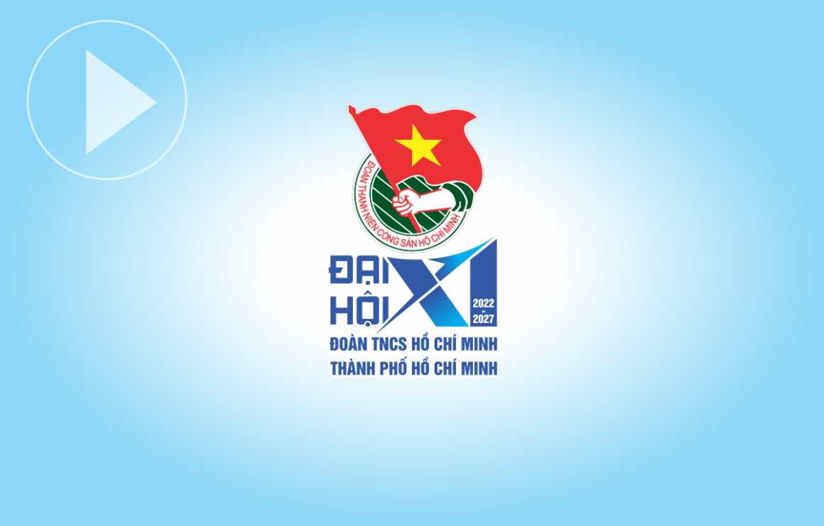 Logo Dai hoi Doan TPHCM XI cover video intro bg