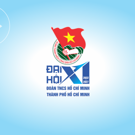 Logo Dai hoi Doan TPHCM XI cover video intro bg
